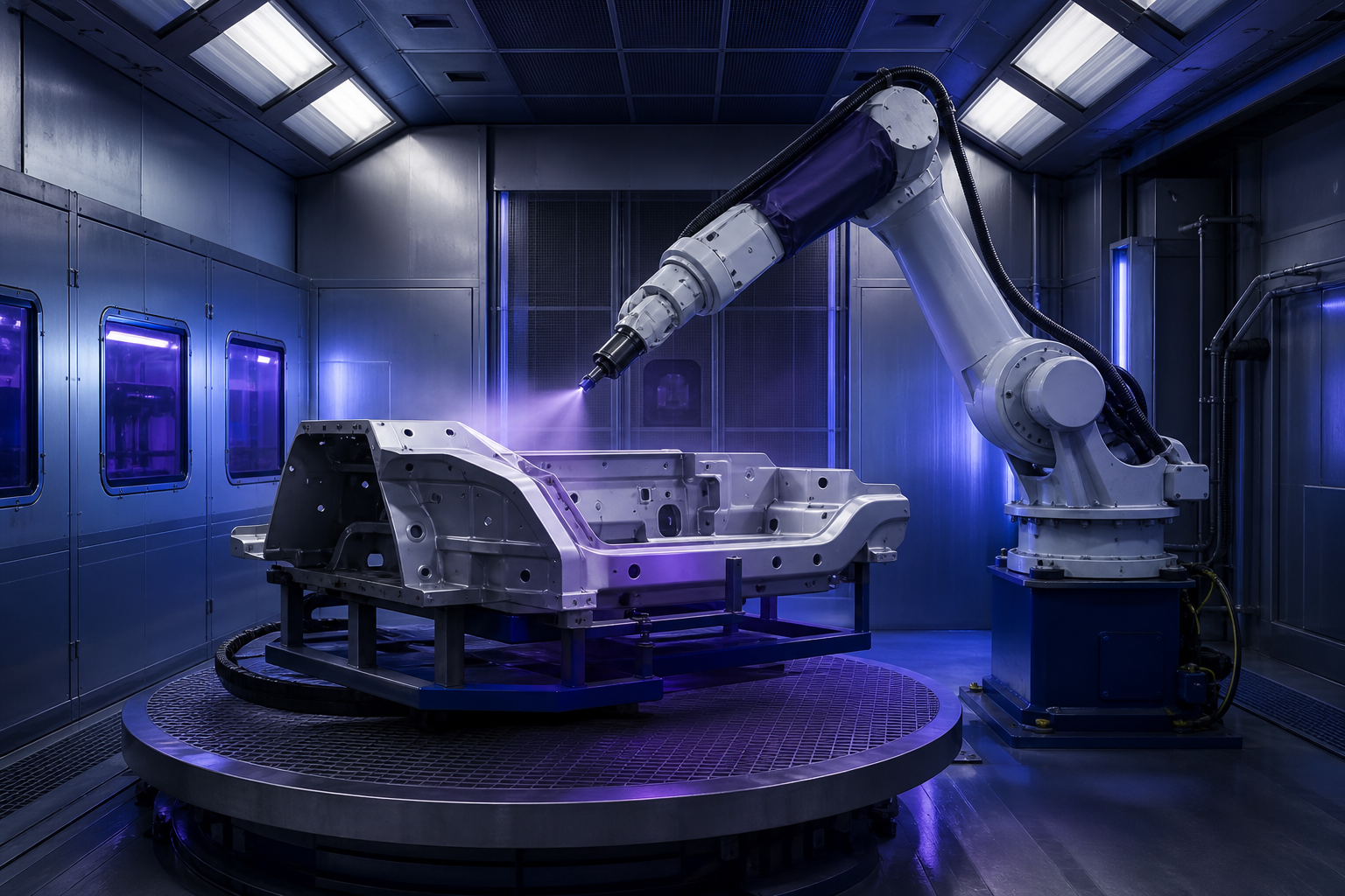 Industrial robotic painting system project